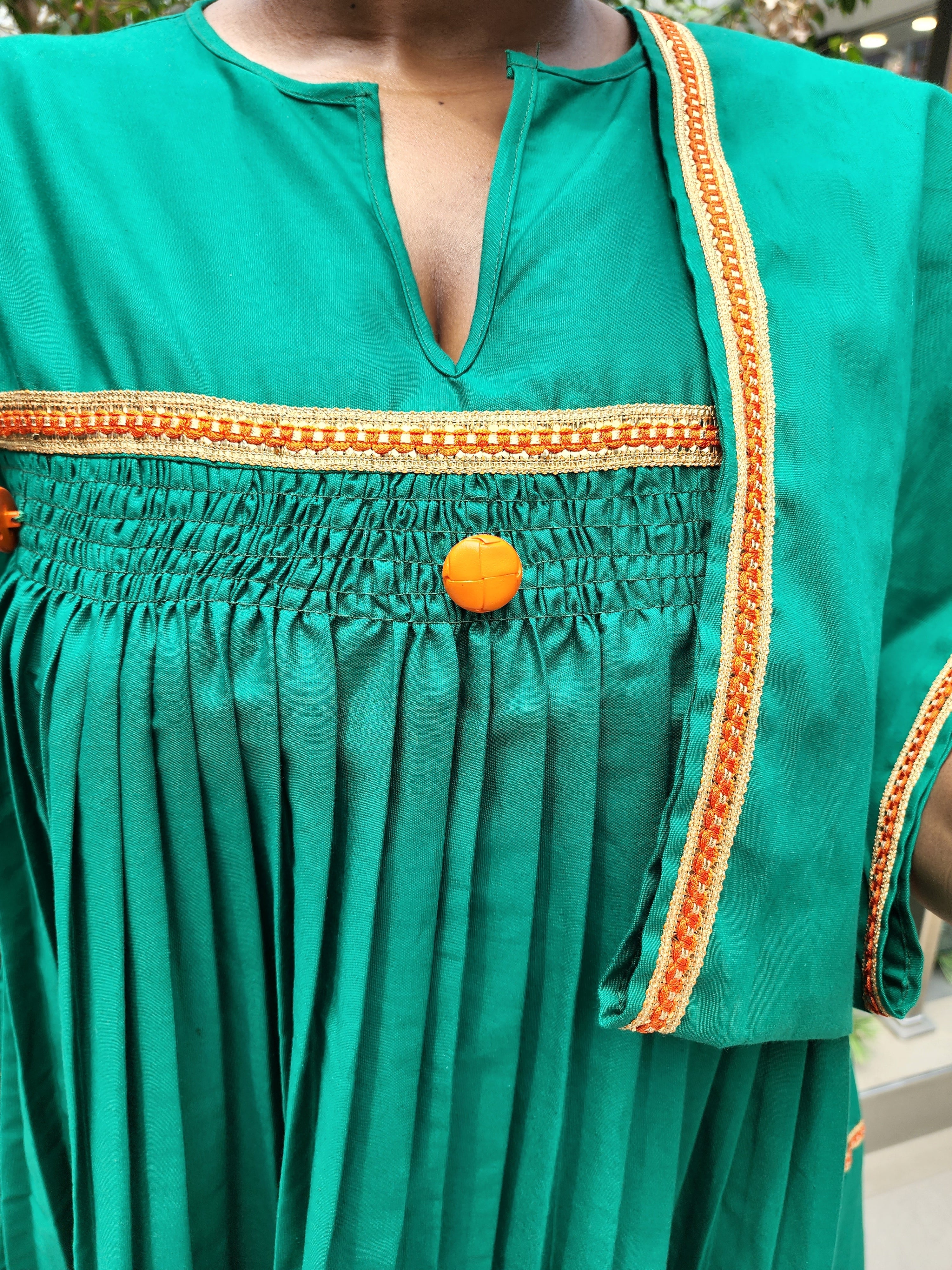 Sepedi Pleated Seone Dress